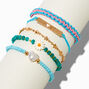 T H E M E x Claire&#39;s &#39;&#39;Love&#39;&#39; Beaded Bracelet Set - 5 Pack,
