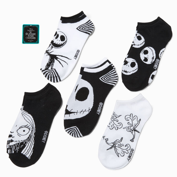 &copy;Disney Nightmare Before Christmas No Show Ankle Socks - 5 Pack,