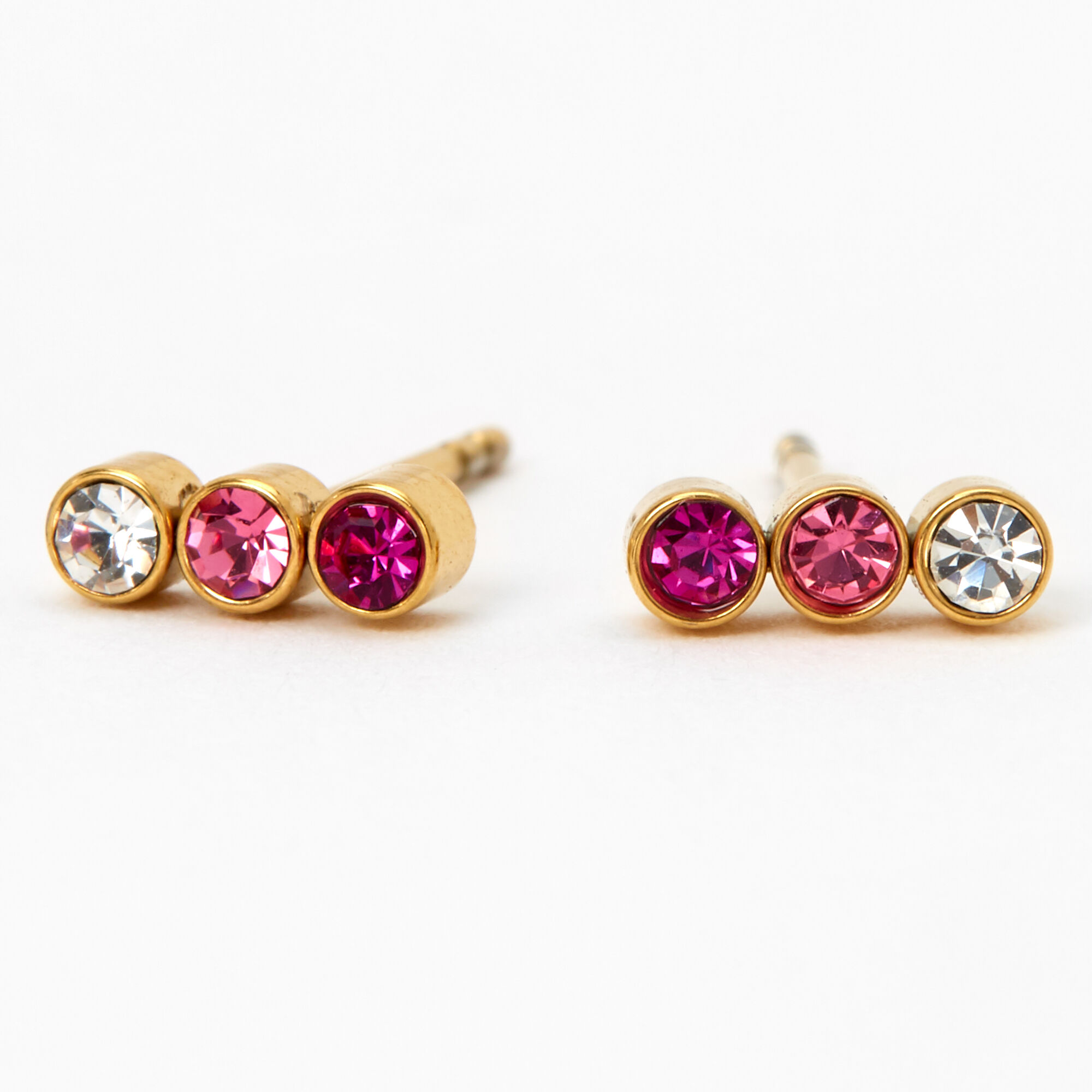 Claire's titanium shop earrings