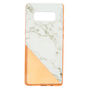Coque de portable couleur dor&eacute; rose effet marbr&eacute; - Compatible avec Samsung Note 8,