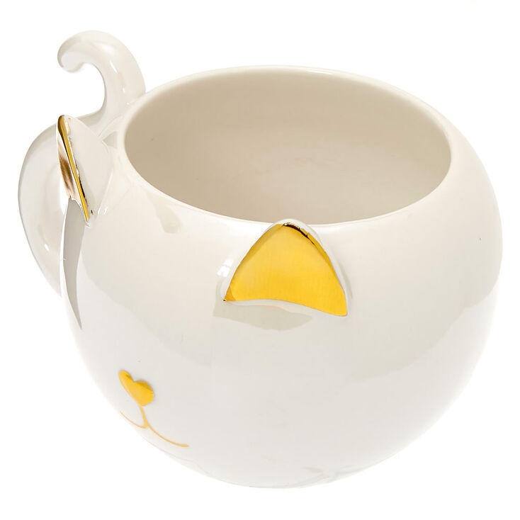 Catfeinated Ceramic Mug - White,