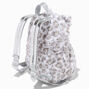 Claire&#39;s Club Snow Leopard Furry Backpack,