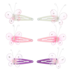 Claire&#39;s Club Butterfly Hair Clips - 6 Pack,