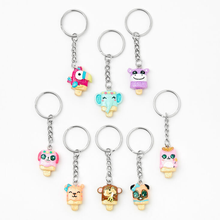 Claire's Porte-clés best friends Pucker Pops - Lot de 8