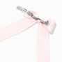 Light Pink Satin Long Tail Hair Bow Clip,