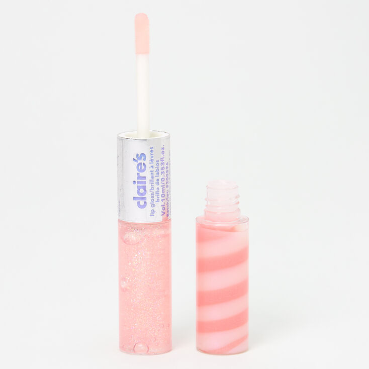 Tube de gloss &agrave; double pinceau - Cr&egrave;me &agrave; la fraise,
