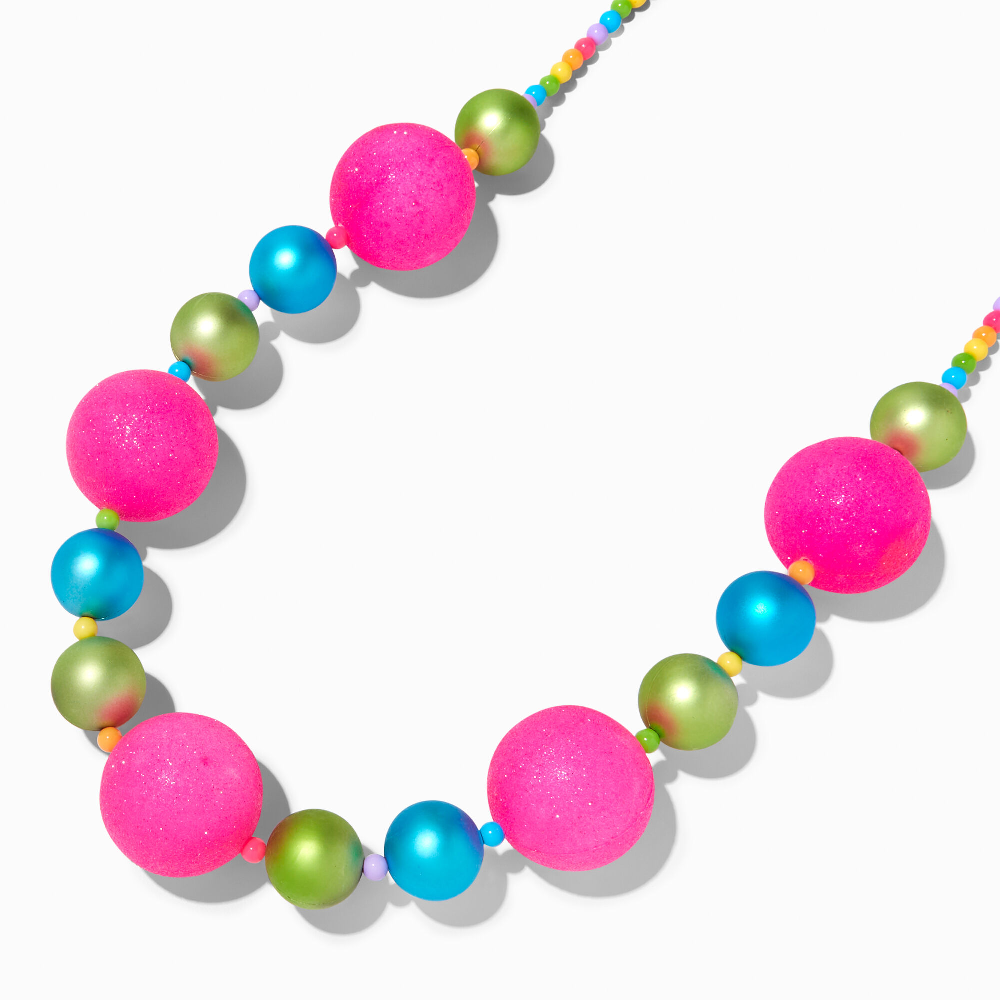 Multicolour Big Bauble Necklace,