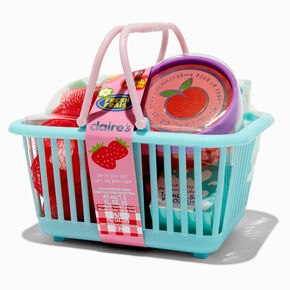 Lot de paniers de course spa et bain motif fruits - Lot de 4,
