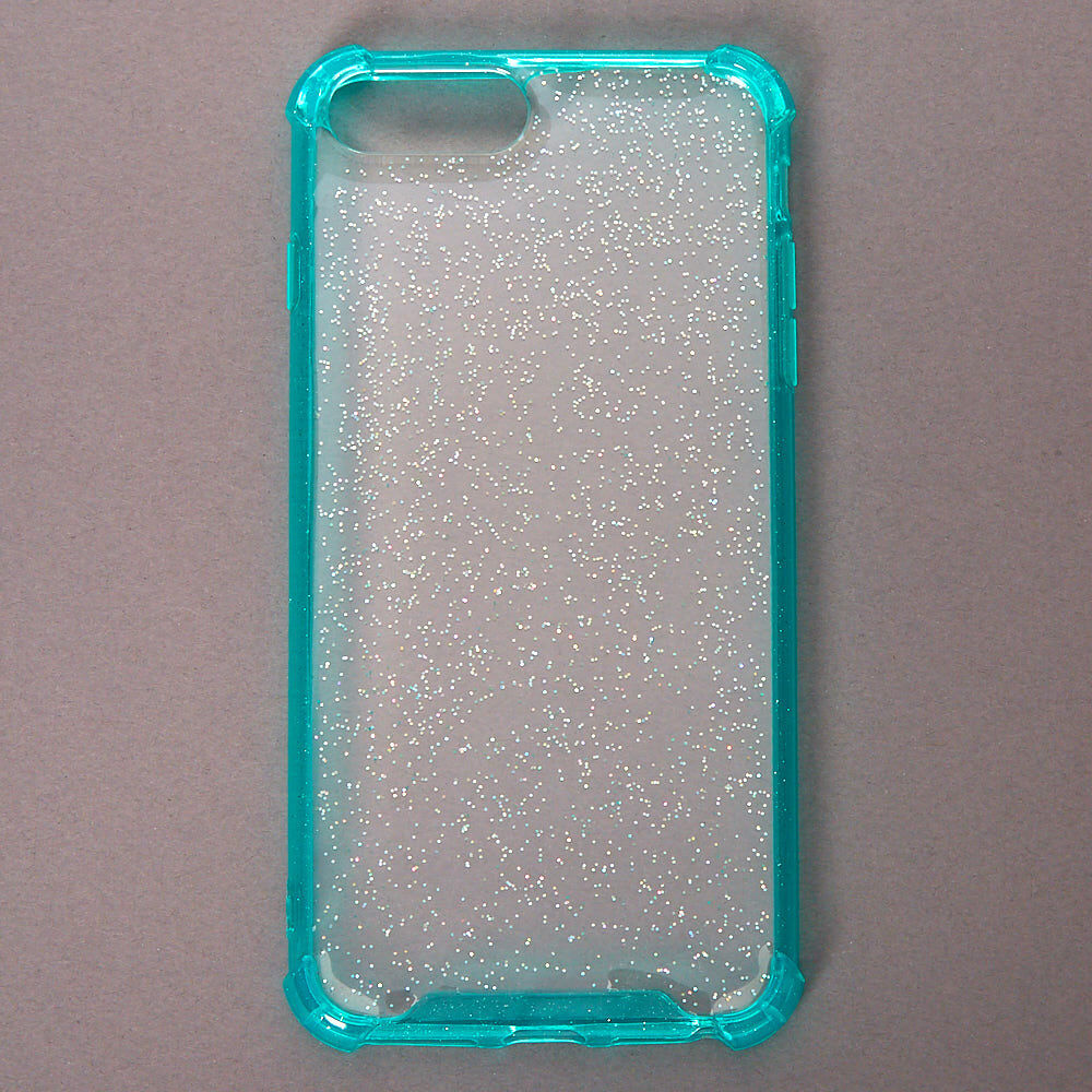 Clear Mint Glitter Protective Phone Case - Fits iPhone® 6/7/8 Plus,