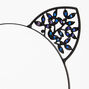 Ivy Cat Ears Headband - Black,