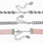 Pink Bow &amp; Pearl Choker Necklaces - 3 Pack,
