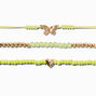 August Birthstone Beaded Stretch Bracelets - 3 Pack,