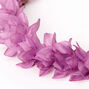 Flower Petal Braided Headwrap - Berry,