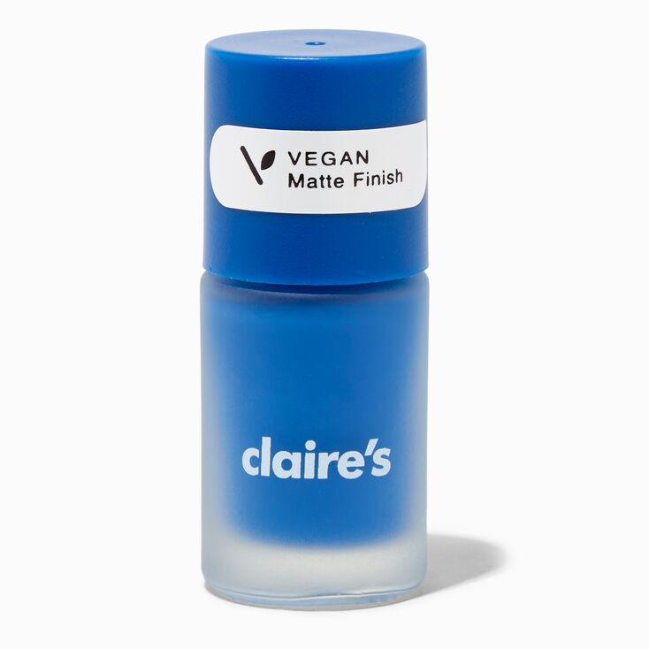 Vegan Matte Effect Nail Polish - True Blue,