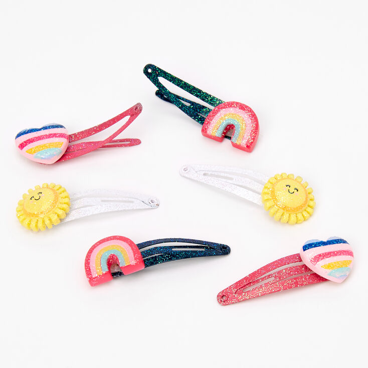 Barrettes clic clac paillet&eacute;es Claire&#39;s&nbsp;Club - Lot de 6,