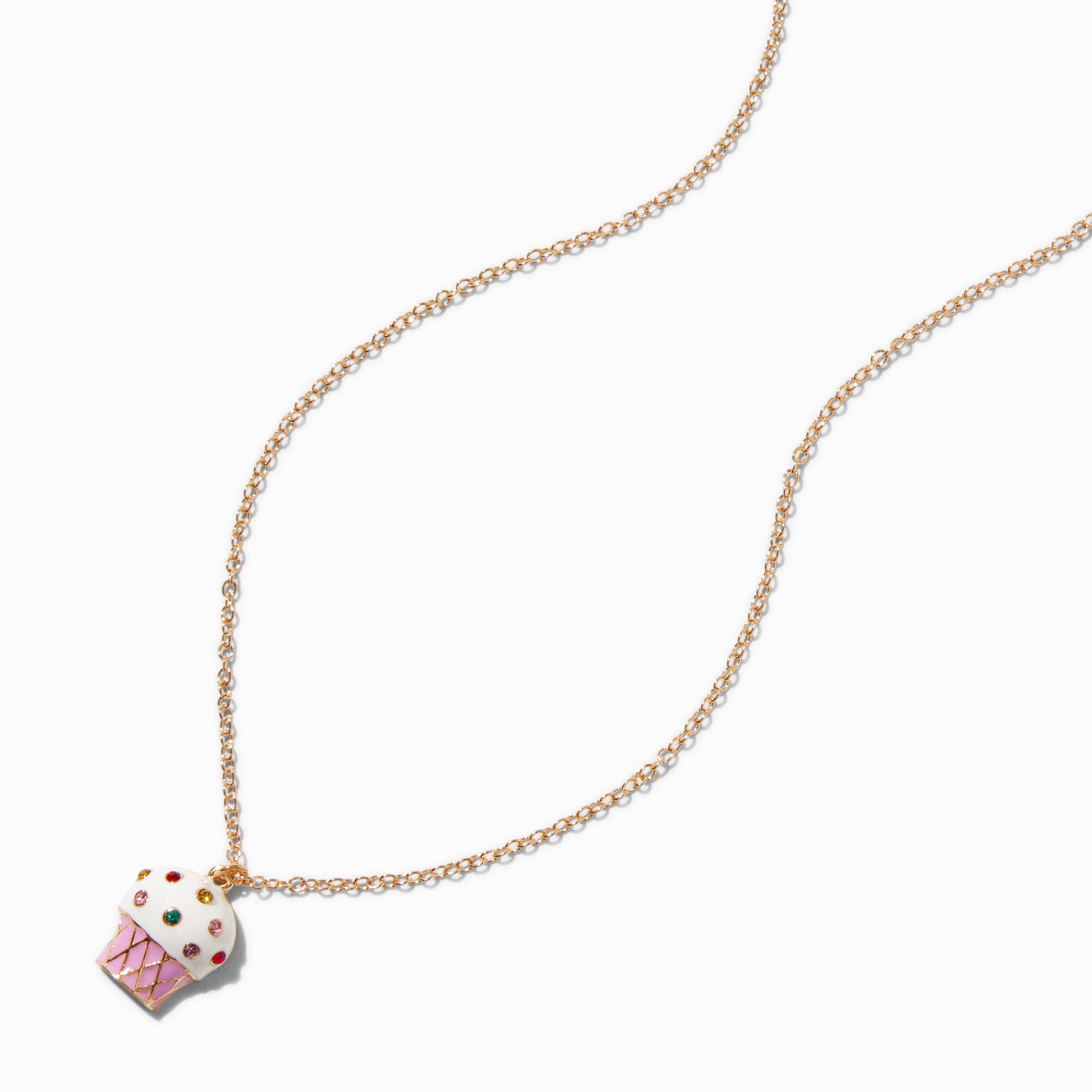 Cupcake Pendant Necklace,
