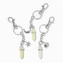 Best Friends Glow In The Dark Mystical Gem Keyrings - 3 Pack,