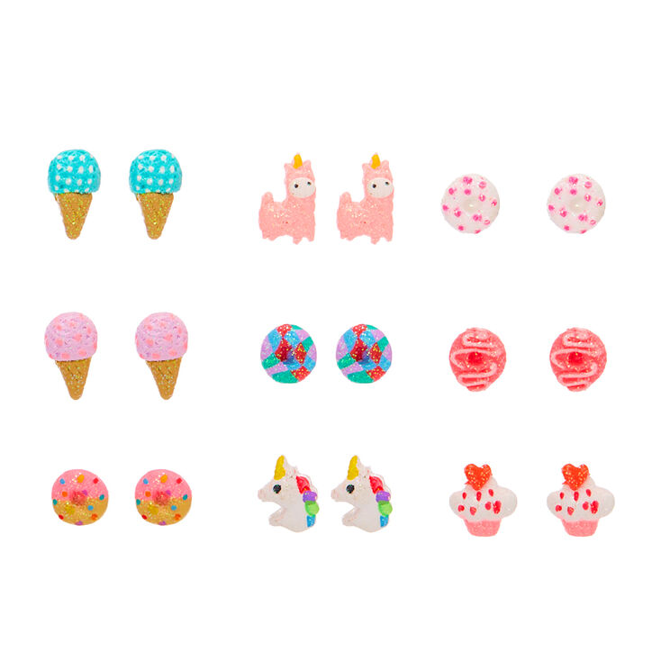 Super Sweetness Stud Earrings - 9 Pack,