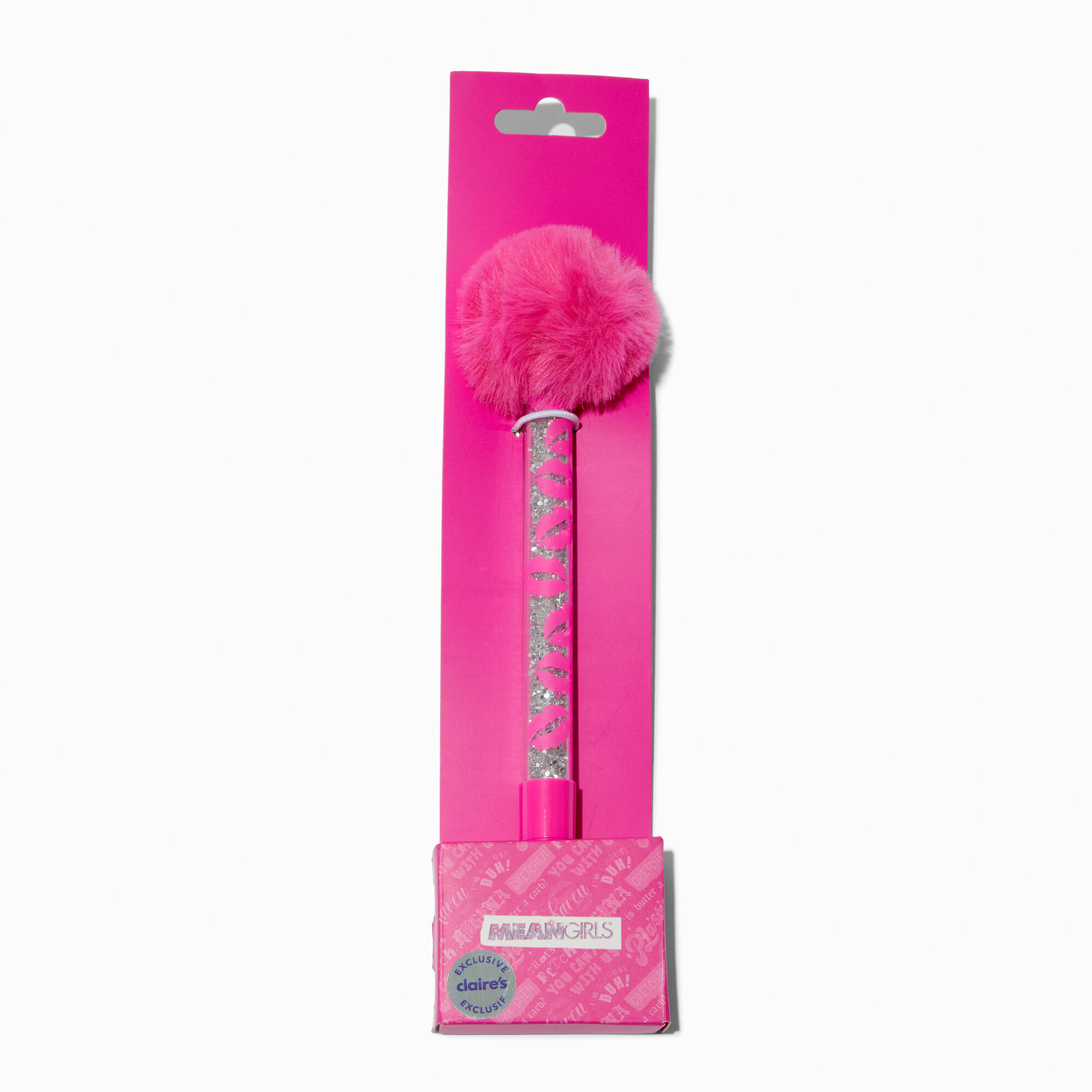View Mean Girls X Claires Pom Pen Pink information