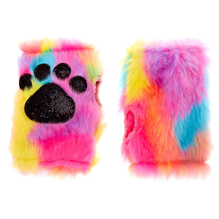 Rainbow Cat Furry Costume Set - 3 Pack,