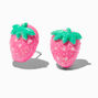 Glitter Strawberry Stud Earrings,
