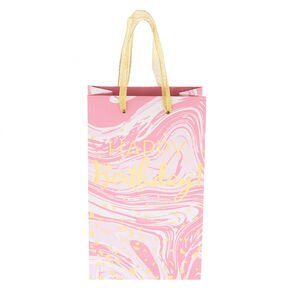 Small Speckled Pink Marble Gift Bag,
