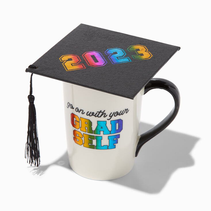 &quot;Go On With Your Grad Self&quot; 2023 Graduation Ceramic Mug,