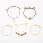 Mother Nature Bracelets - Green, 5 Pack,