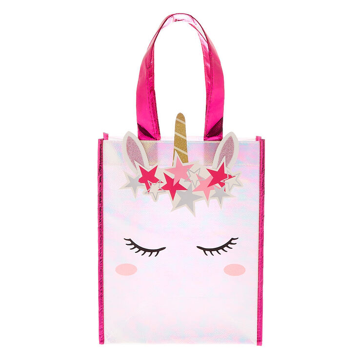 Claire's Sac cabas rose licorne