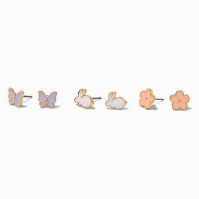 Easter Icons Stud Earrings - 3 Pack,