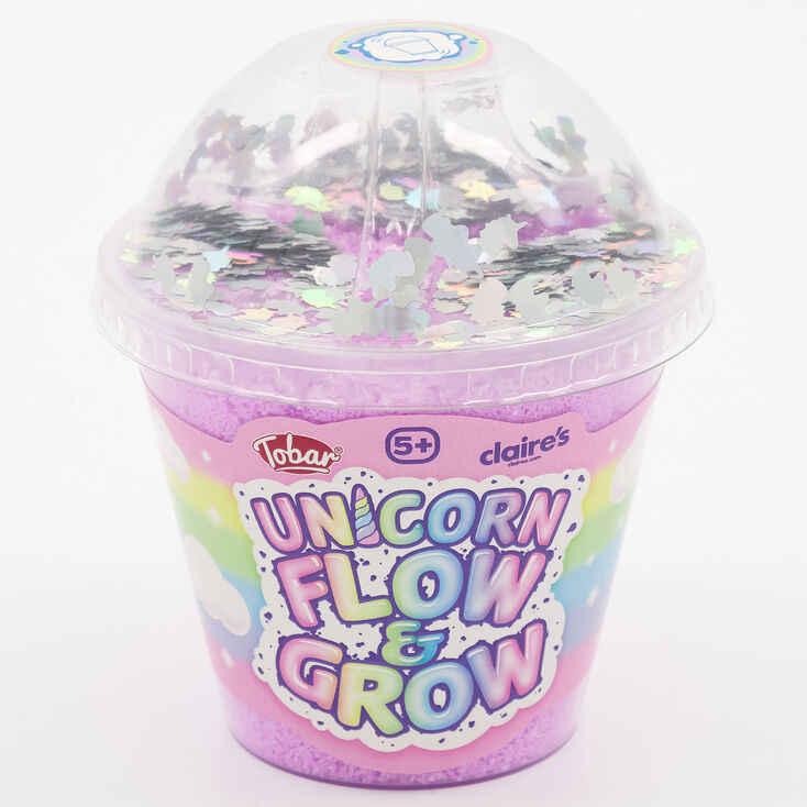 Unicorn Flow &amp; Grow Fluffy Putty Shaker Pot,