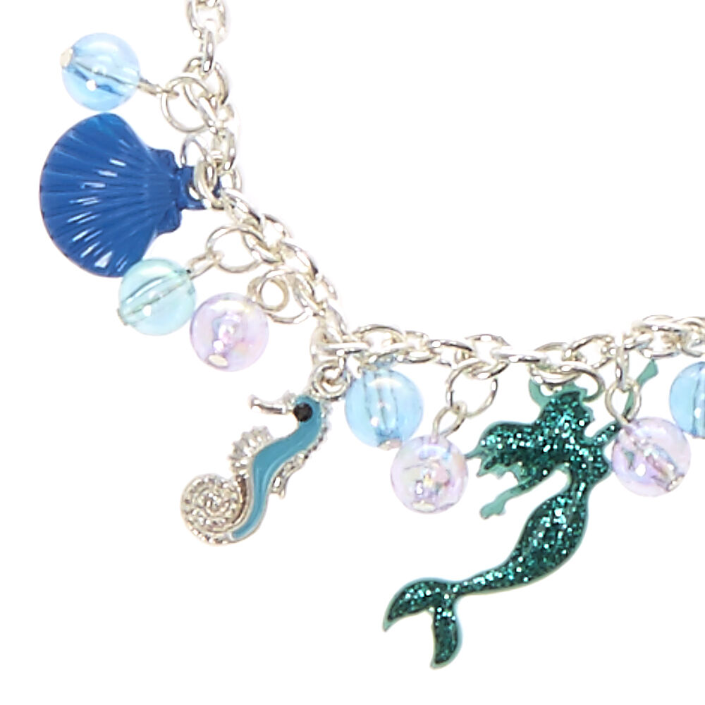 Silver Under The Sea Charm Bracelet - Blue,