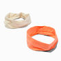 White &amp; Coral Athletic Headwraps - 2 Pack,