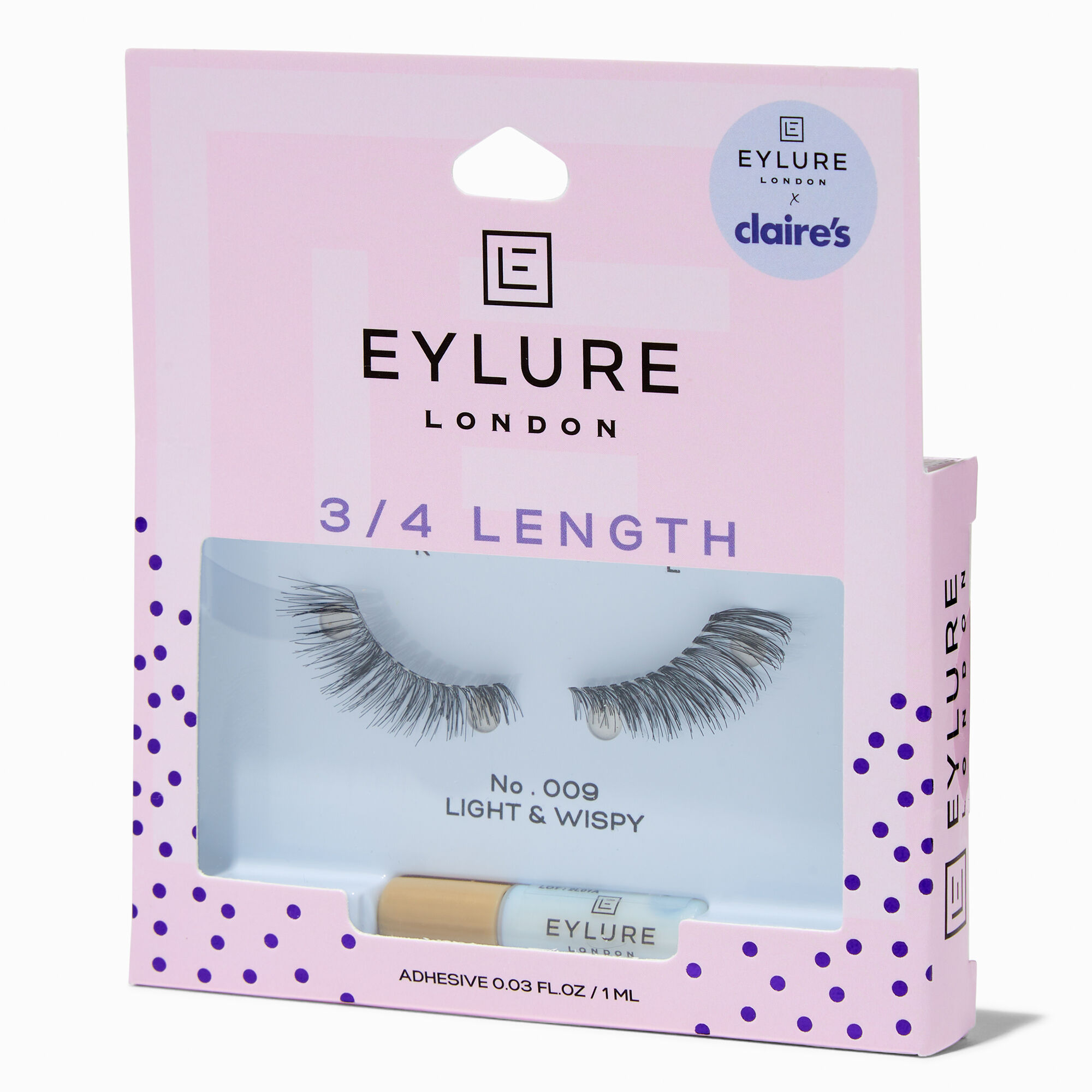 View Eylure Claires Exclusive 34 Length False Lashes No 009 information