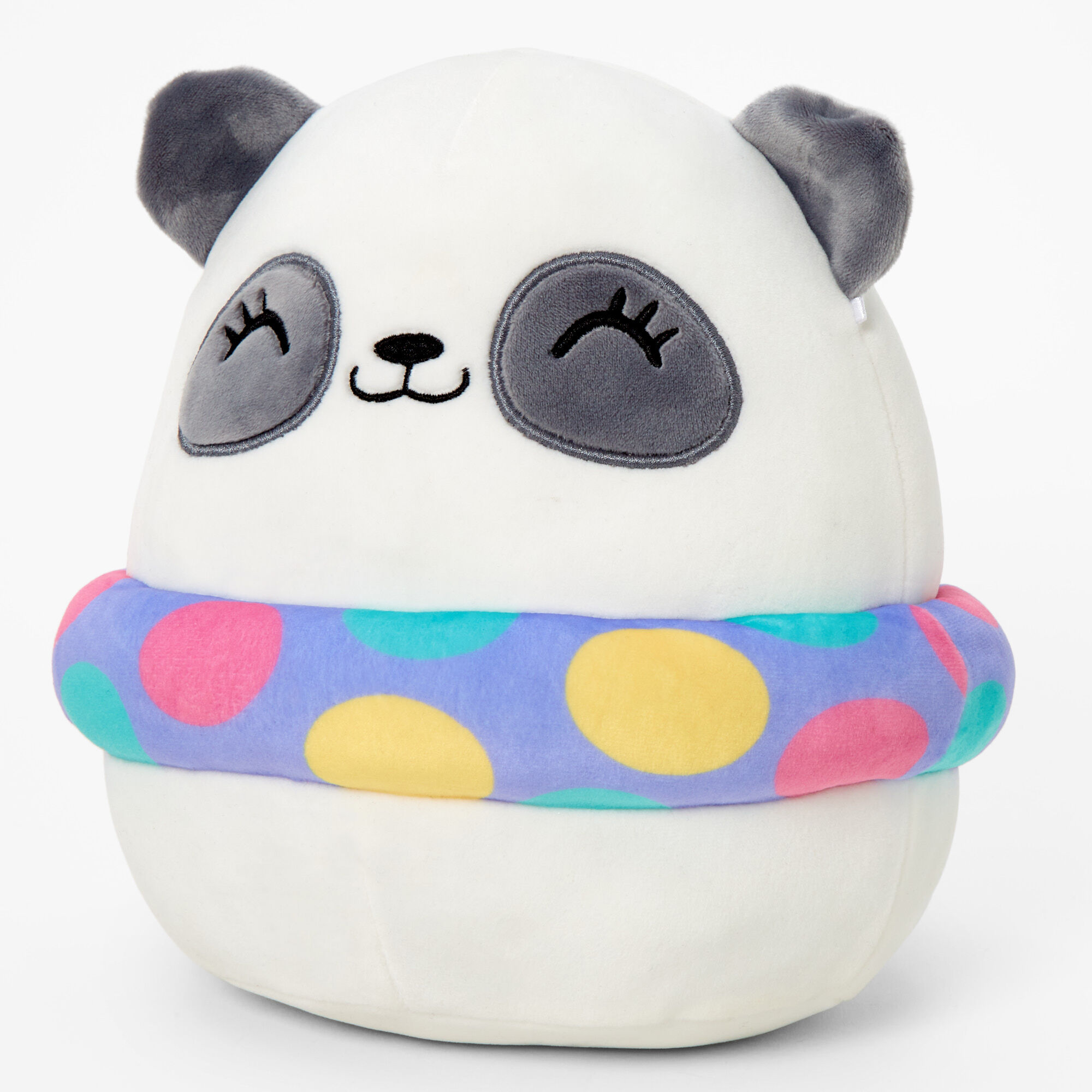 Jouet en peluche panda f te la piscine 20 cm Squishmallows en exclusivit chez Claire s