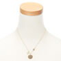 Gold Zodiac Pendant Necklace - Taurus,