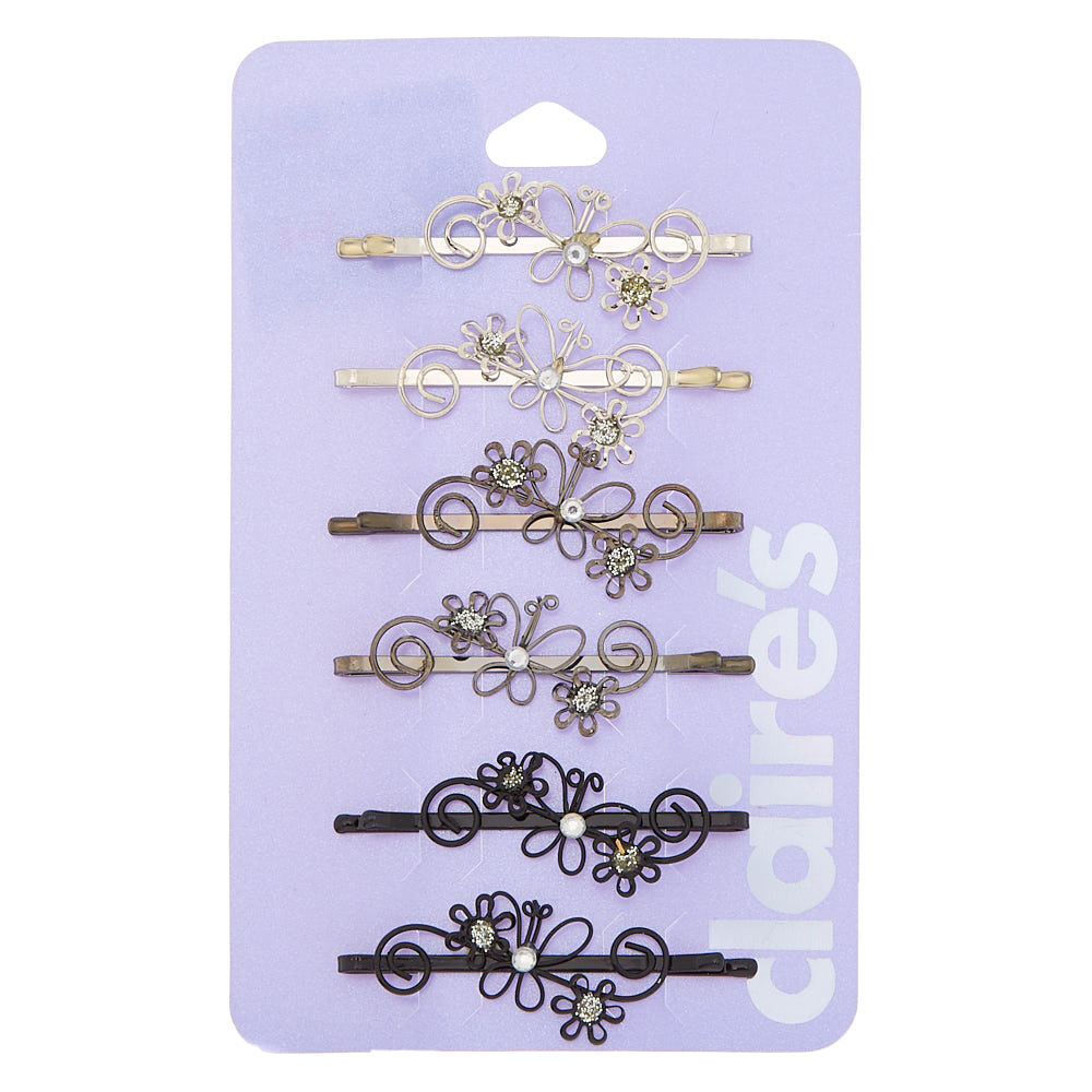 swirl hair pins