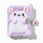 Purple Hedgehog Furry Lock Diary,
