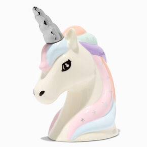 Claire&#39;s Club Sparkle Unicorn Ceramic Bank,