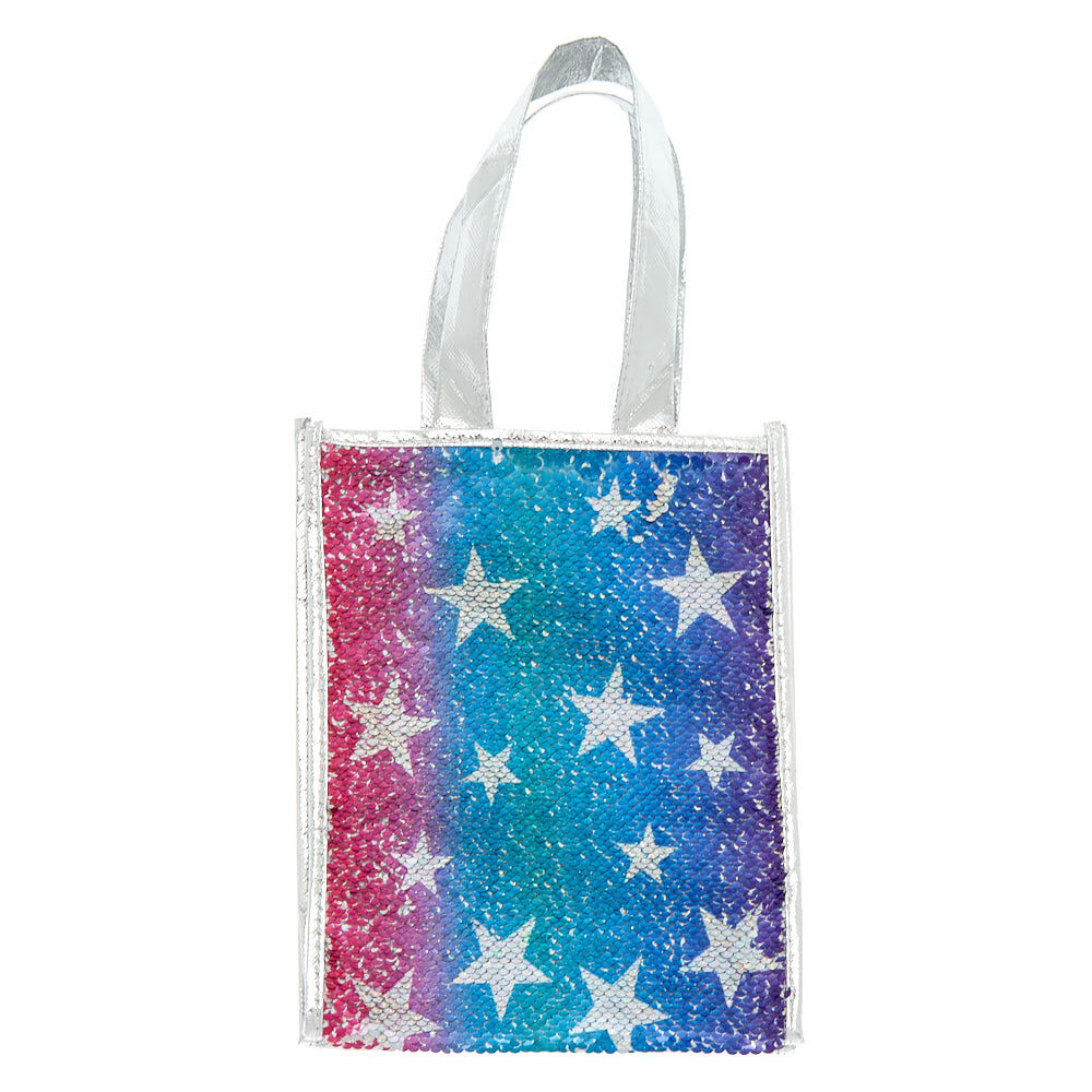 sequin tote bag
