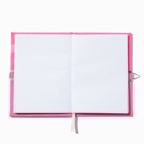 Chibi Patches Pink Plush Lock Diary,