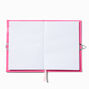 Chibi Patches Pink Plush Lock Diary,
