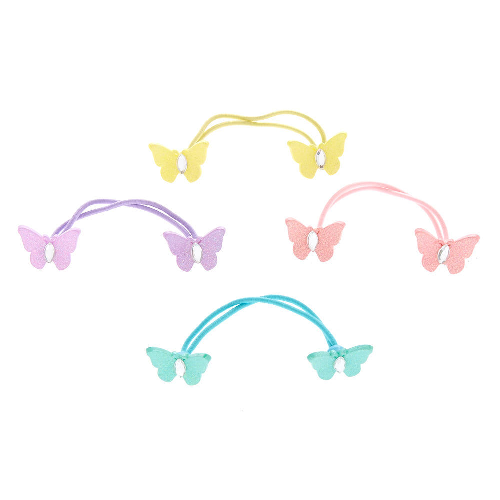 Lot d'élastiques à paillettes pastel pour enfant,