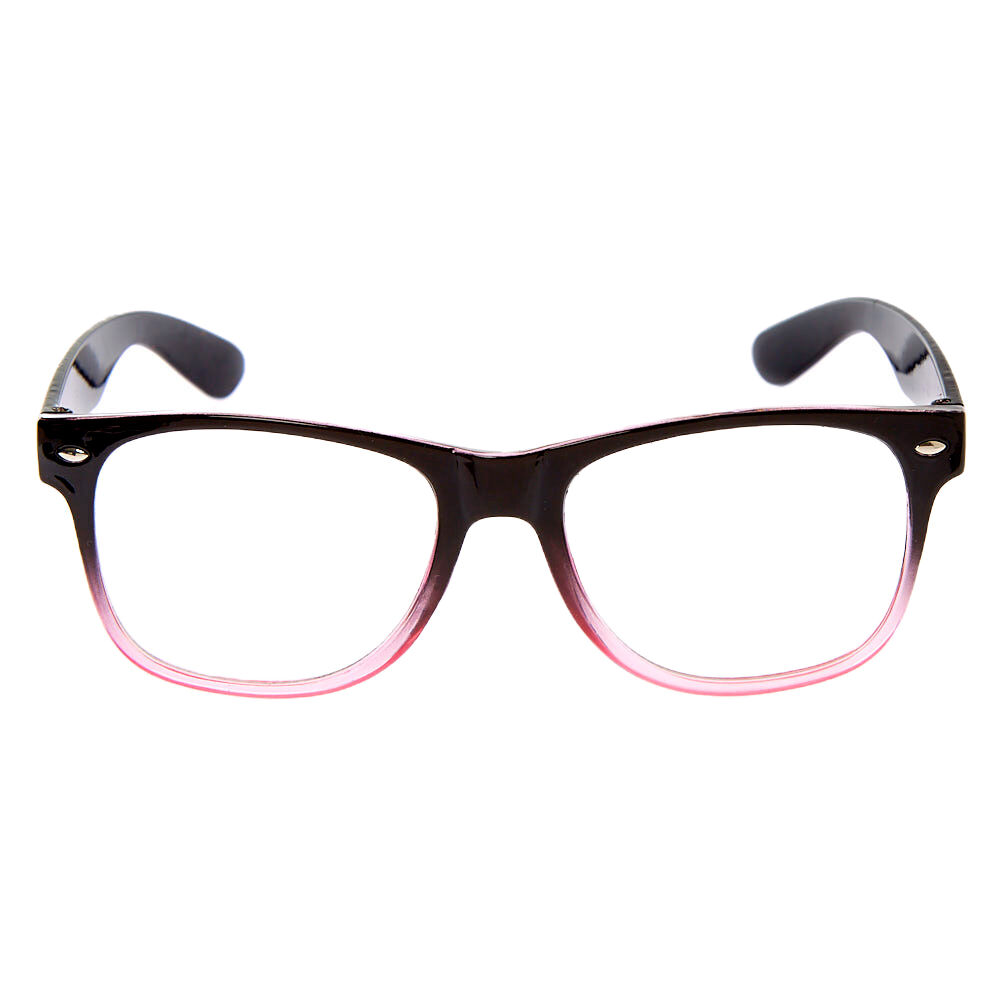 Ombre Rectangle Clear Lens Frames