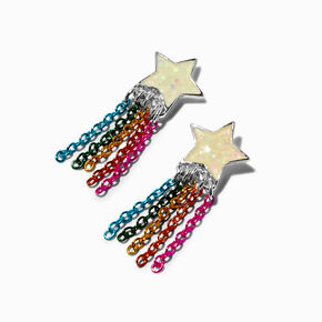 Glow in the Dark Shooting Star Stud Earrings ,