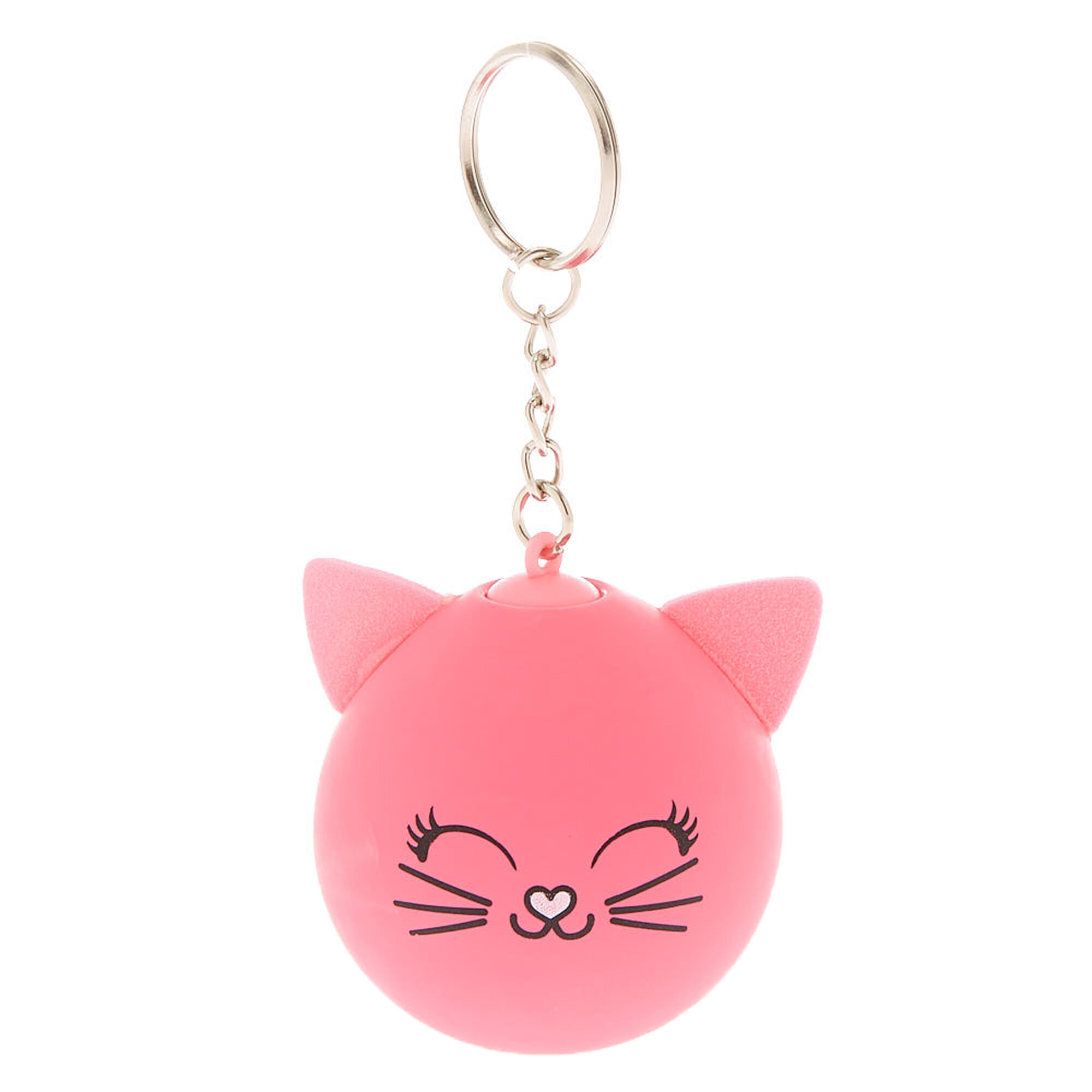Cat Stress Ball Keychain Pink Claire S Us