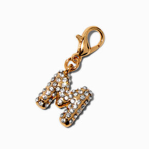 T H E M E x Claire&#39;s Gold-tone M Initial Charm,