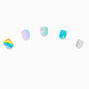 Claire&#39;s Club Birthday Unicorn Vegan Press On Faux Nail Party Pack &#40;6 pack&#41;,