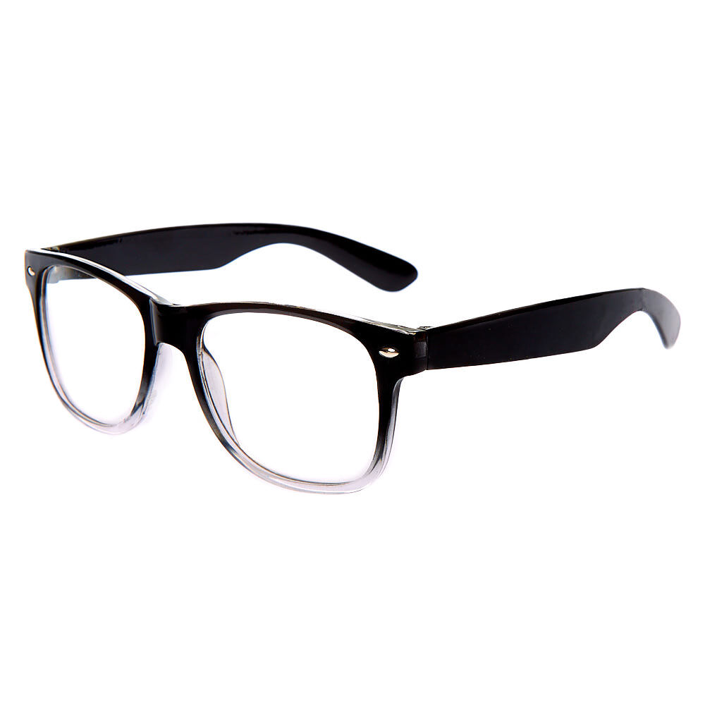 Black to clear glasses deals