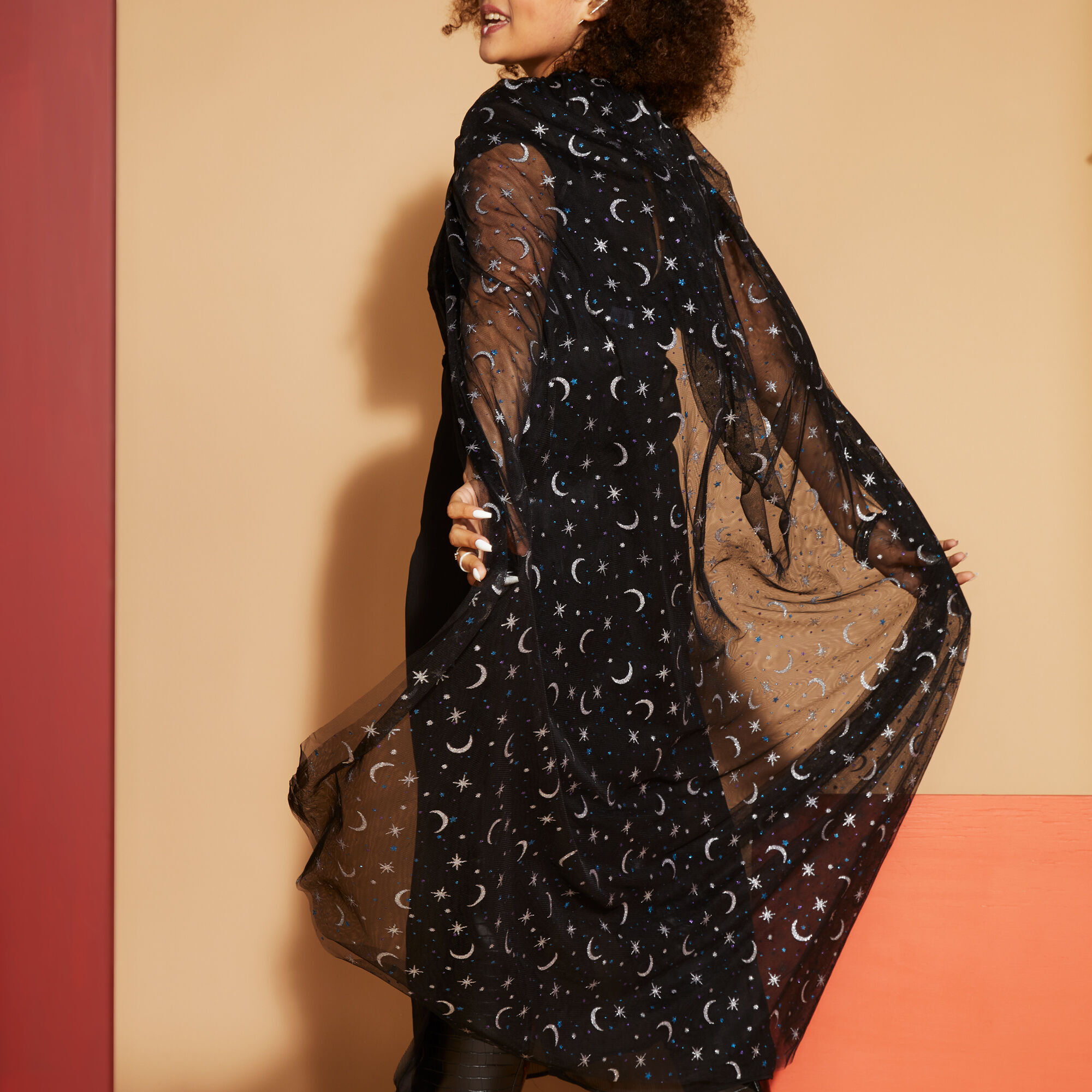 Celestial Witch Cape - Black,
